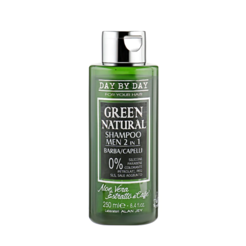 Шампунь чоловічий 2в1 для бороди та волосся - Alan Jey Green Natural Shampoo 2in1 250 мл