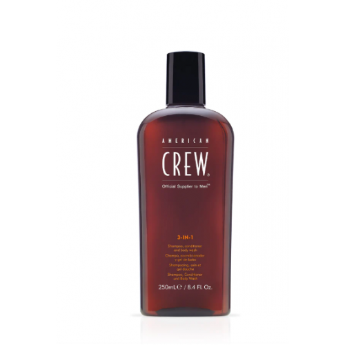 Засіб 3-в-1 по догляду за волоссям і тілом American Crew Classic 3-in-1 Shampoo, Conditioner&Body Wash