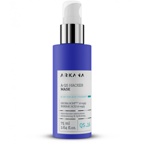 Гелева нормалізуюча маска для обличчя - Arkana Acne QS Hacker Mask 75 мл