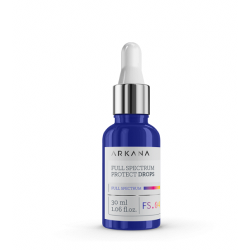 Краплі SPF30 які захищають від UVA, UVB та синього світла - Arkana Full Spectrum Protect Drops SPF-30 30 мл