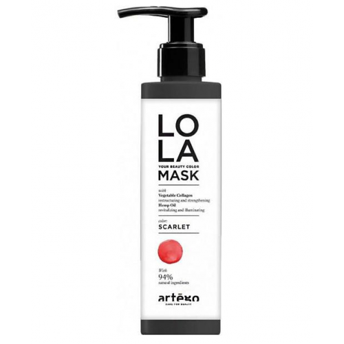 Тонувальна маска для волосся Червоний - Artego Lola Your Beauty Color Mask Scarlet 200 мл