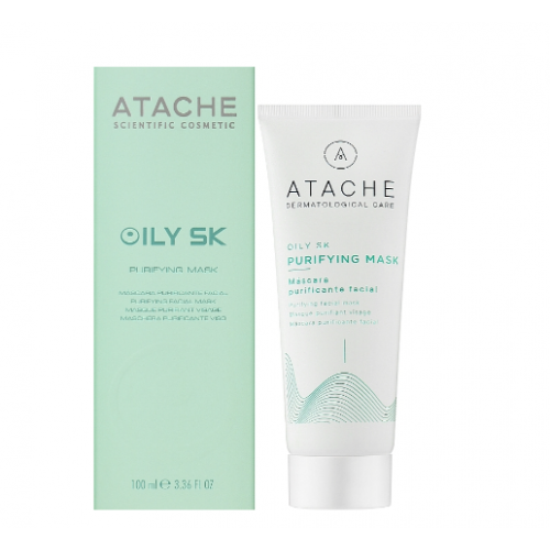 Антибактеріальна очищувальна маска для обличчя - Atache Oily SK Purifying Mask 100 мл