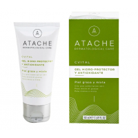 Гідрозахисний антиоксидантний крем-гель для жирної та комбінованої шкіри - Atache C Vital Cream-Gel Oily Combination Skin 50 мл
