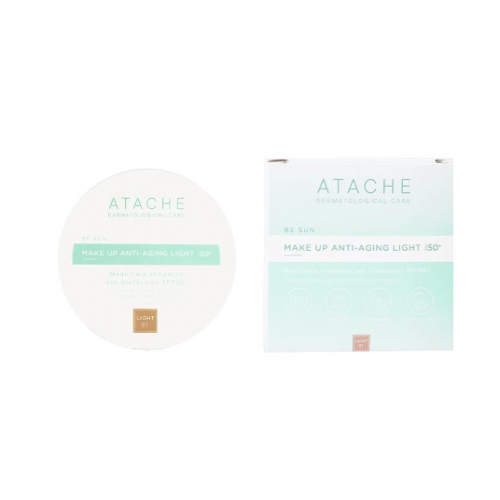 Компактний сонцезахисний антивіковий кушон з тоном - Atache Be Sun Make Up Anti-Aging Spf 50+