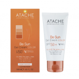 Омолоджувальний сонцезахисний крем для всіх типів шкіри - Atache Be Sun Light Fluid SPF 50+ 50 мл