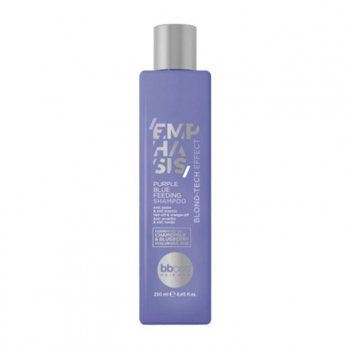Живильний шампунь із фіолетово-синіми пігментами - BBcos Emphasis Blond-Tech Effect Purple Blue Powering Shampoo 250 мл