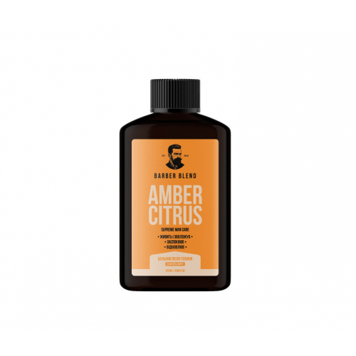 Зволожувальний бальзам після гоління - Barber Blend Amber Citrus 120 мл