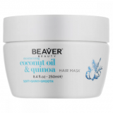 Beaver Professional Зволожувальна маска для сухого волосся з кокосовою олією Coconut Oil Quinoa Moisturizing Hair Mask 250 мл