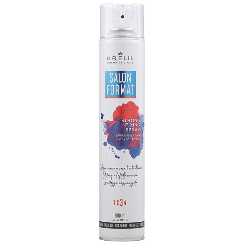 Лак для волосся сильної фіксації - Brelil Salon Format Strong Fixing Spray 500 мл