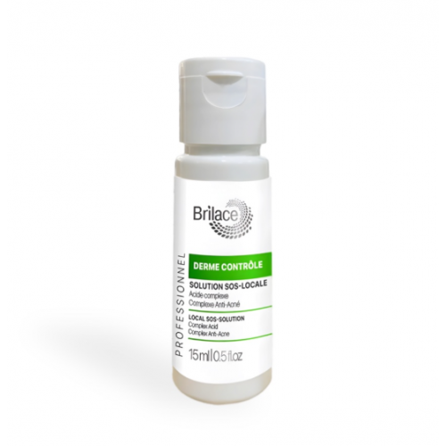 Локальний підсушуючий лосьон для обличчя - Brilace Derme Controle Solution SOS locale 15 мл