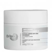 Омолоджуюча маска з журавлиною для обличчя - Brilace Cranberry Anti-age Cream Mask 200 мл