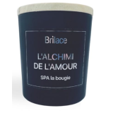 СПА свічка для масажу Алхімія кохання дерев'яна кришка - Brilace SPA La Bougie L'Alchimi De L'amour