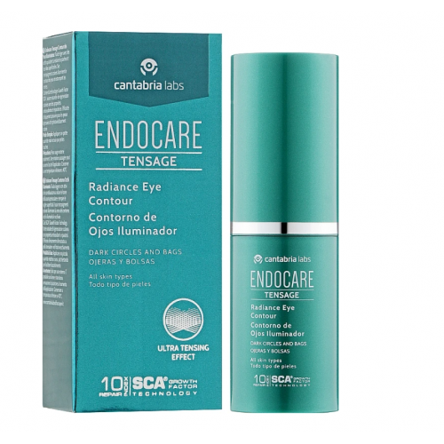 Сяючий флюїд для контуру очей з ефектом ліфтингу - Cantabria Labs Endocare Tensage Eye Contour 15 мл