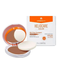 Сонцезахисна компактна пудра (тон Темний) на водній основі SPF 50 - Cantabria Labs Heliocare COMP SPF50 10 гр