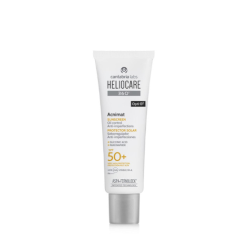 Сонцезахисний флюїд для шкіри схильної до акне - Cantabria Labs Heliocare 360 ​​Acnimat SPF50+ 50 мл