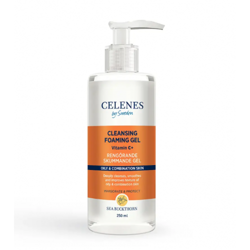 Гель-пінка з обліпихою для жирної та комбінованої шкіри - Celenes Sea Buckthorn Cleansing Gel Oily and Combination Skin 250 мл