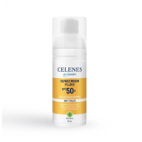 Сонцезахисний флюїд для обличчя - Celenes Sunscreen Dry Touch Fluid SPF 50+ 50 мл