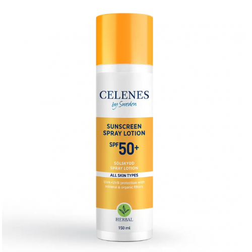 Сонцезахисний спрей-лосьйон для обличчя - Celenes Sunscreen Spray Lotion SPF 50+ 150 мл