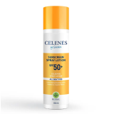 Сонцезахисний спрей-лосьйон для обличчя - Celenes Sunscreen Spray Lotion SPF 50+ 150 мл