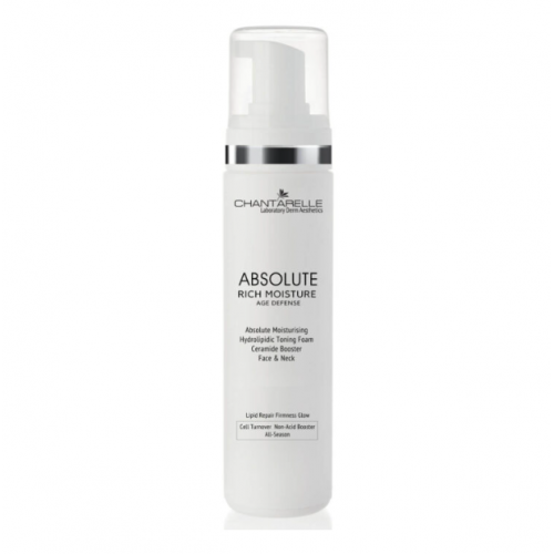 Зволожуюча гідроліпідна тонізуюча піна для обличчя - Chantarelle Absolute Moisturising Hydrolipidic Toning Foam Ceramide Booster 200 мл