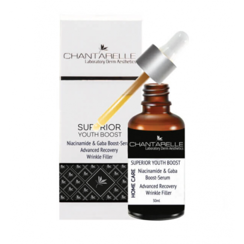 Наповнювач зморшок з ніацинамідом і ГАМК кислотою - Chantarelle Niacinamide Gaba Boost-Serum Wrinkle Filler 30 мл