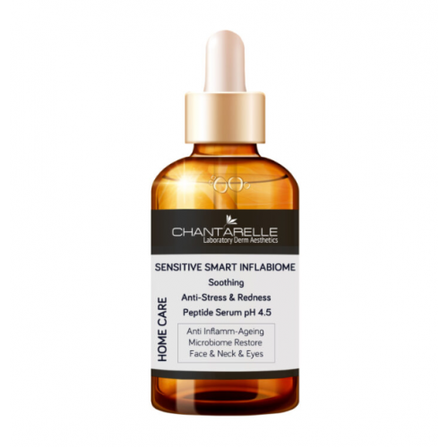 Антистресова заспокійлива сироватка для чутливої шкіри, pH 4,5 з пептидом - Chantarelle Soothing Anti-Stress Redness Peptide Serum 30 мл Антистресова заспокійлива сироватка для чутливої шкіри, pH 4,5 з пептидом - Chantarelle Soothing Anti-Stress Redness Peptide Serum 30 мл
