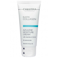 Christina Elastin Collagen Azulene Moisture Cream Азуленовий зволожувальний крем для нормальної шкіри Christina Elastin Collagen Azulene Moisture Cream Азуленовий зволожувальний крем для нормальної шкіри