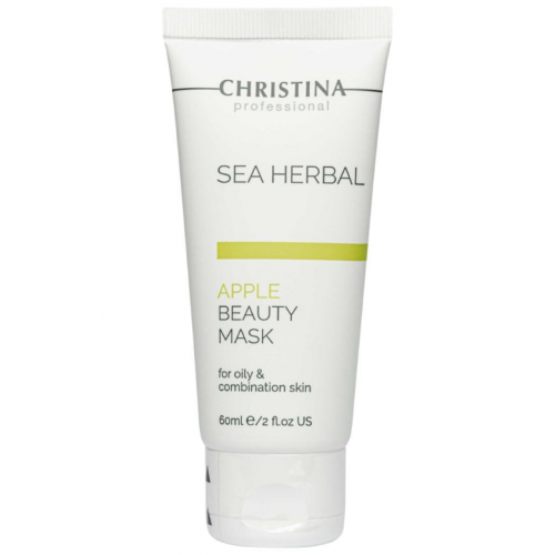 Christina Sea Herbal Beauty Mask Green Apple Яблучна маска краси для жирної та комбінованої шкіри