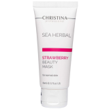 Полунична маска краси для нормальної шкіри - Christina Sea Herbal Beauty Mask Strawberry