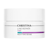 Нічний відновлювальний крем для обличчя - Christina Line Repair Firm Nighttime Rehab 50 мл