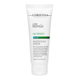 Скраб із целюлозою деревинною для обличчя - Christina Line Repair Nutrient Wood Pulp Scrub 75 мл
