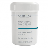 Christina Hydrating Day Cream Green Apple Зволожувальний крем з яблуком та вітаміном Е для нормальної та сухої шкіри 250 мл Christina Hydrating Day Cream Green Apple Зволожувальний крем з яблуком та вітаміном Е для нормальної та сухої шкіри 250 мл