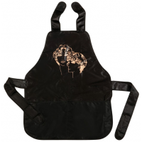 Фартук Gold Faces нейлоновий з накладною кишенею водовідштовхувальний - Comair 3040187 58*71 см Фартук Gold Faces нейлоновий з накладною кишенею водовідштовхувальний - Comair 3040187 58*71 см