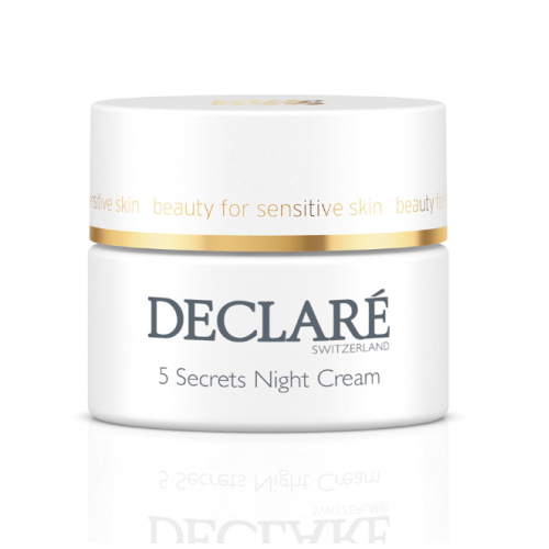 Заспокійливий нічний крем 5 секретів для обличчя - Declare Stress Balance 5 Secret Night Cream 50 мл