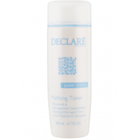 Антисептичний лосьйон для додання шкірі матовості - Declare Pure Balance Matifying Astringent Toner 200 мл