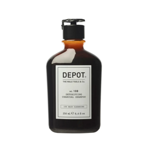 Шампунь для глибокого очищення з деревним вугіллям - Depot 108 Detoxifing Charchoal Shampoo 250 мл