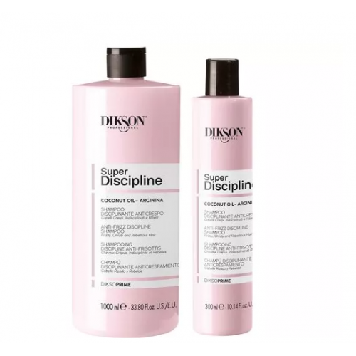 Розплутуючий шампунь для волосся - Dikson Discipline Anti-frizz Cocount oil-Arginina DiksoPrime Shampoo