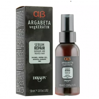 Відновлююча сироватка для пошкодженого волосся - Dikson Argabeta Veg Keratin Repair Serum 100 мл