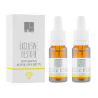 Краплі для відновлення шкіри Ресвератрол - Dr. Kadir Exclusive Restore Revitalizing Resveratrol Drops 2 шт по 10 мл Краплі для відновлення шкіри Ресвератрол - Dr. Kadir Exclusive Restore Revitalizing Resveratrol Drops 2 шт по 10 мл