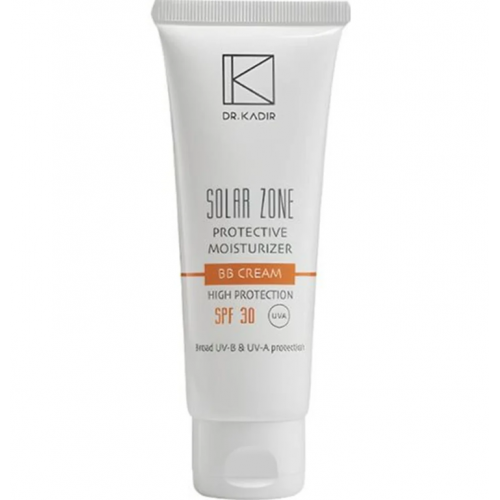 Сонцезахисний зволожуючий крем SPF-30 з тоном - Dr.Kadir Solar Zone Protective BB Cream SPF-30 75 мл