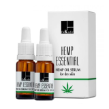 Масло-сироватка з екстрактом канабісу для сухої шкіри - Dr.Kadir Hemp Essential Oil Serum for Dry Skin 2 шт по 10 мл