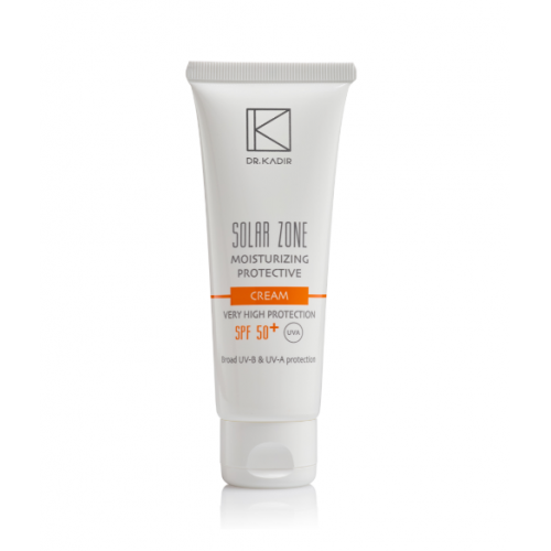 Зволожуючий сонцезахисний крем SPF-50+ - Dr.Kadir Solar Zone Moisturizing Protective Cream SPF-50+ 75 мл