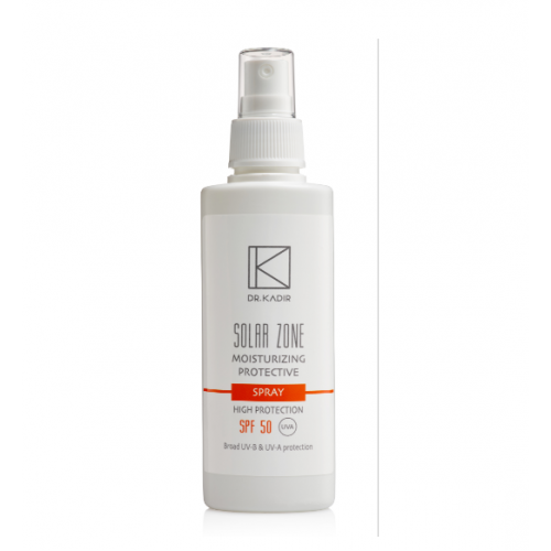 Зволожуючий сонцезахисний спрей SPF-50+ - Dr.Kadir Solar Zone Moisturizing Protective Spray SPF-50+ 125 мл