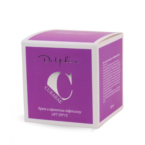 Крем з ефектом ліфтингу - Dr. Yudina Curare Lift SPF15 50 мл