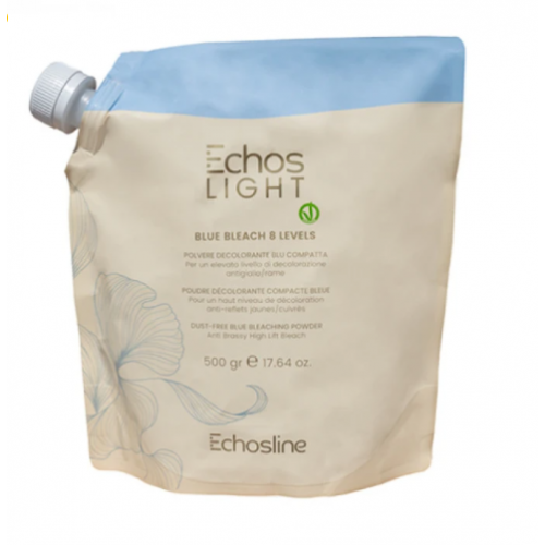 Безпиловий блонд-порошок Блакитний - Echosline Echos Light Vegan Blue 500 гр