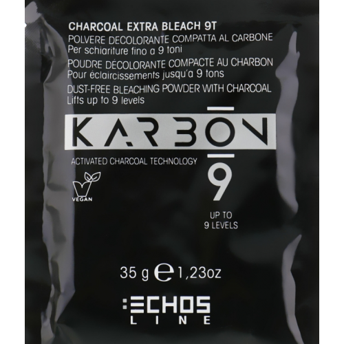 Echosline Безпиловий порошок з активованим вугіллям Karbon 9 Charcoal 35 мл