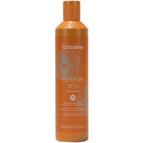 Шампунь відновлюючий з кератином - Echosline Vegan Keratin Shampoo