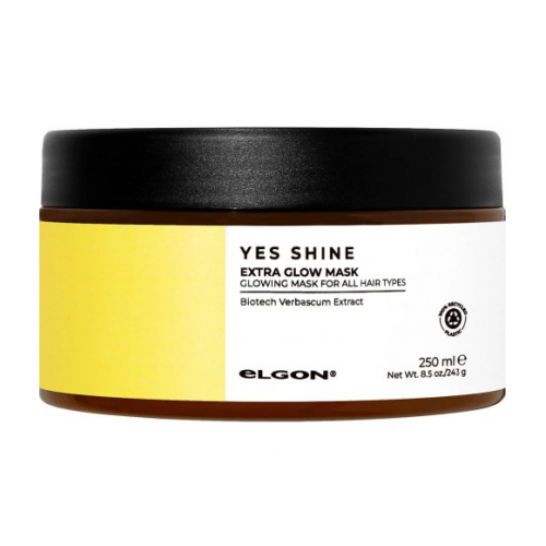 Маска для блиску волосся - Elgon Yes Shine Extra Glow Mask