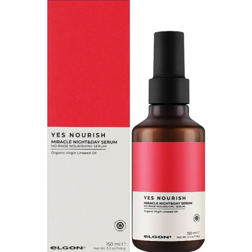 Сироватка для живлення волосся День і ніч - Elgon Yes Nourish Miracle Night Day Serum 150 мл