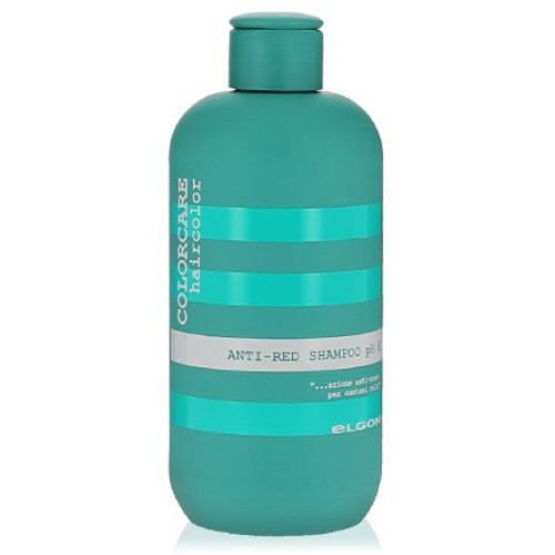 Шампунь нейтралізує червоний відтінок - Elgon Colorcare Anti-Red Shampoo 300 мл